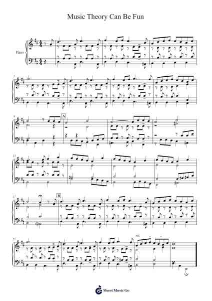 Music Theory Can Be Fun Sheet Music by Misc-Arr.Efbin Kimsie