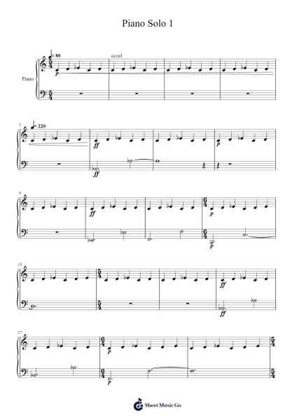 Piano Solo 1 Sheet Music by Flo Lloyd-Arr.Jillmo Grantbott