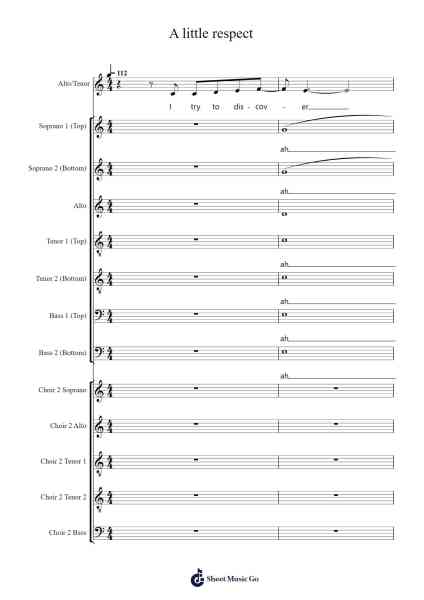 A little respect Sheet Music by -Arr.Charalph
