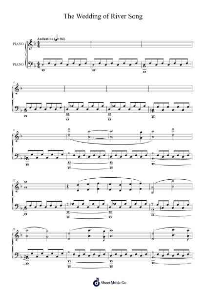 The Wedding of River Song Sheet Music by Murray Gold-Arr.Hilltim Moobright