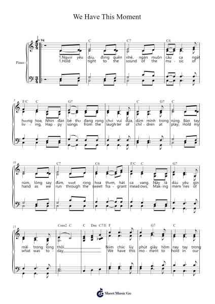 We Have This Moment Sheet Music by William J. Gaither-Arr.Oisenrob Clyger