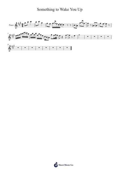 Something to Wake You Up Sheet Music by Charlie Puth-Arr.Clepert