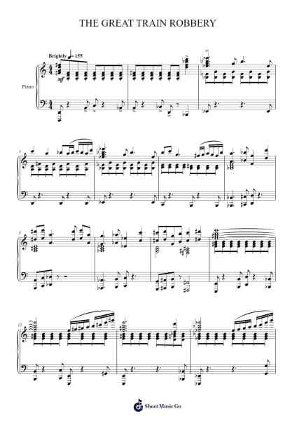 The Great Train Robbery Sheet Music by Jerry Goldsmith-Arr.Gilessteele Poclare
