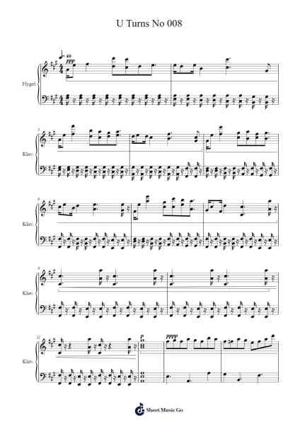 U-Turns No. 8 Sheet Music by Ogfey-Arr.Quinncol