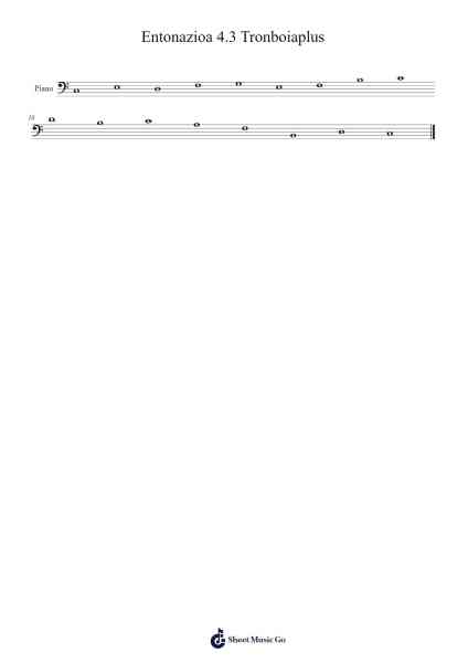 Entonazioa Tronboiaplus Sheet Music by EHME argitalpen proiektua-Arr.Beroll