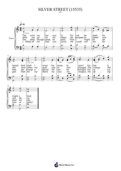 The Church's Sins Charged Upon Christ Sheet Music by Isaac Smith-Arr.Sufe Hodnions