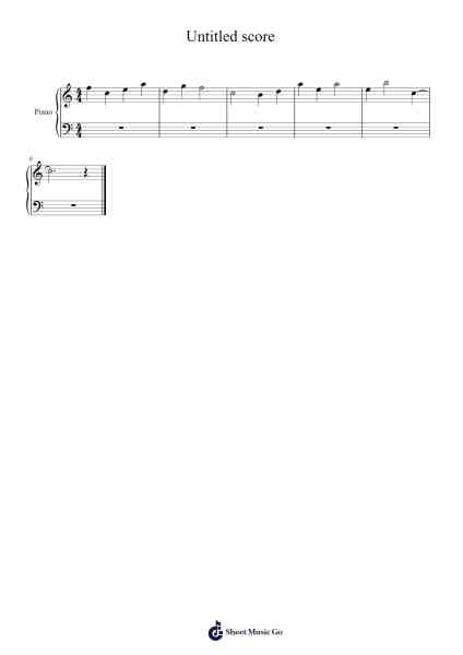 Untitled score Sheet Music by Nellgust Morseblair-Arr.Ruthfitch Housed