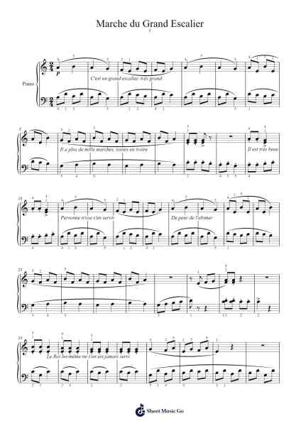 Enfantillages pittoresques; III. Marche du grand escalier Sheet Music by Erik Satie-Arr.Pullzie Willmiles