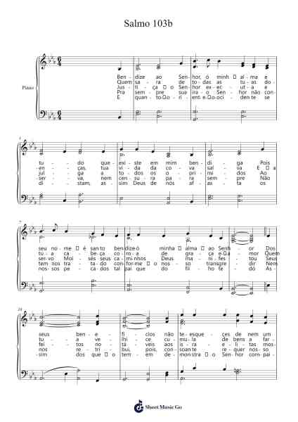 Salmo 103b Sheet Music by A. L. Butler-Arr.Dolamb Strafay