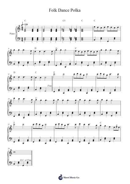Folk Dance Polka Sheet Music by Jouni Satopää-Arr.Mollwalsh Dinions