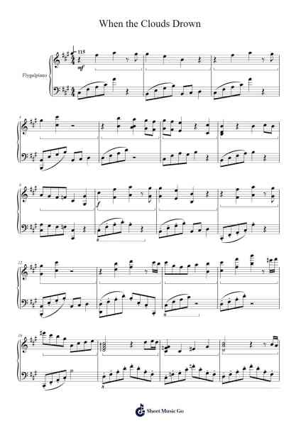 When the Clouds Drown Sheet Music by Daniele Zandara-Arr.Matlas