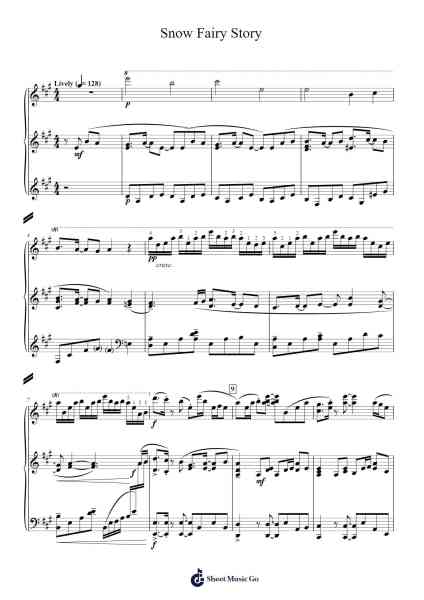 Snow Fairy Story Sheet Music by 40mP-Arr.Stator