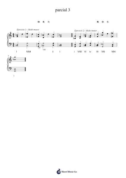 parcial 3 Sheet Music by Unknown author-Arr.Hawat
