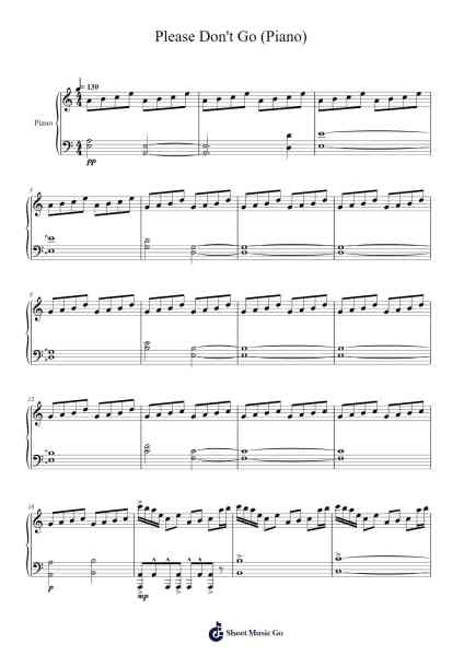Please Don't Go (Piano) Sheet Music by Thomas Bergersen-Arr.Hulthan