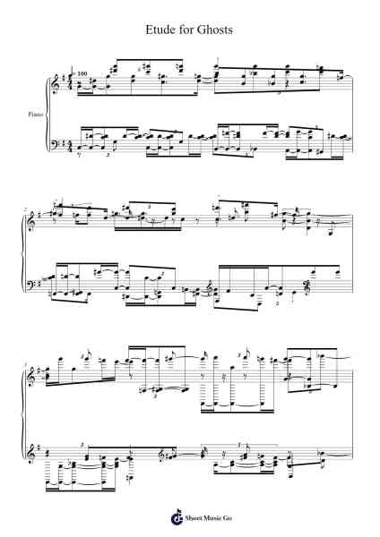 Etude for Ghosts Sheet Music by undefined-Arr.Consdrow