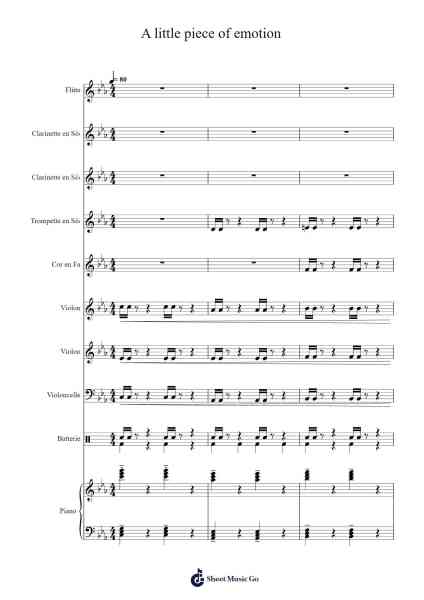A little piece of emotion Sheet Music by Yoan Altar-Arr.Lawwald