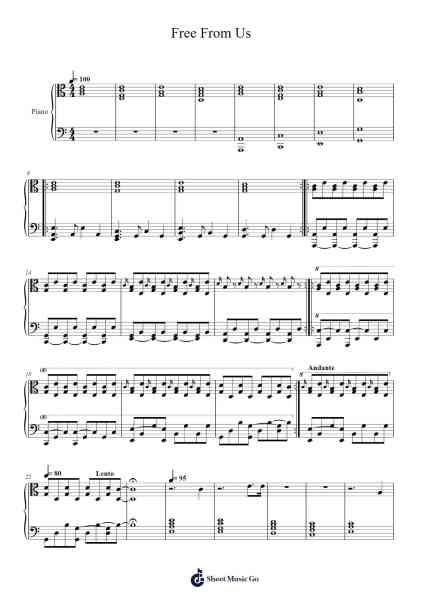 Free From Us Sheet Music by Lammike-Arr.Joyphrey