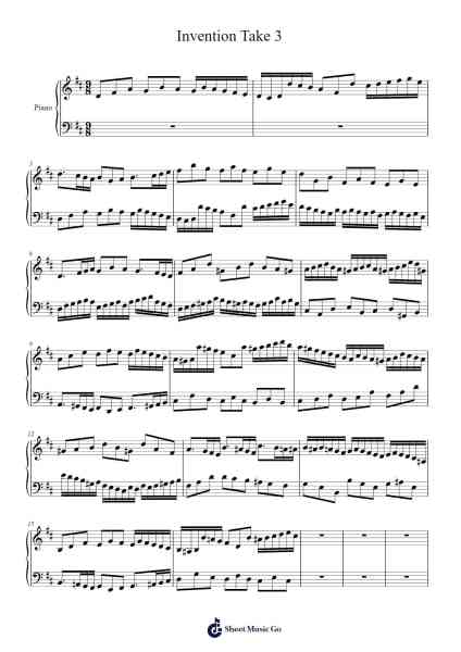 Invention Take 3 Sheet Music by Quinnflower Carryan-Arr.Leostone Swinclaude