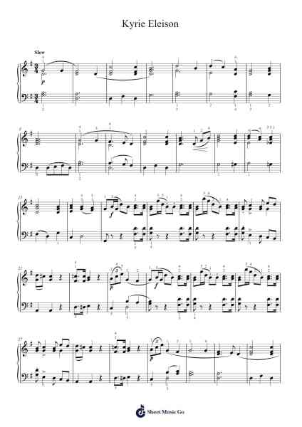Kyrie Eleison from Mass No.12 in C Major, K. 317 "Coronation": I. Kyrie Sheet Music by Wolfgang Amadeus Mozart-Arr.Fasil Murseph