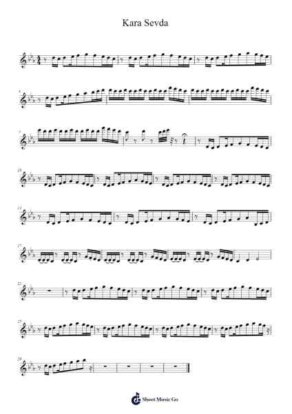 Kara Sevda Sheet Music by Kara Sevda-Arr.Sanmott Leomick