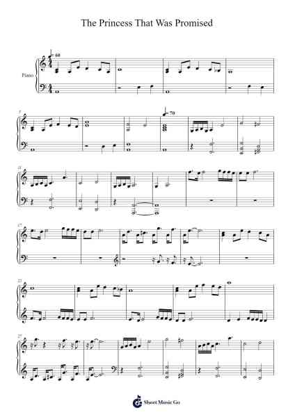 The Princess That Was Promised - House of the Dragon Sheet Music by Ramin Djawadi-Arr.Branlaine