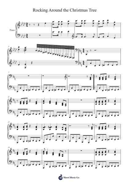 Rocking Around the Christmas Tree 楽譜 by undefined-Arr.Chloekeats