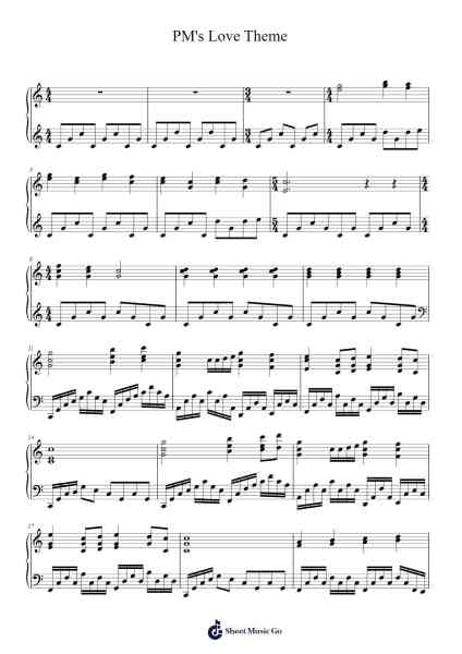PM's Love Theme - Love Actually Sheet Music by Craig Armstrong-Arr.Kimwood Mcbard