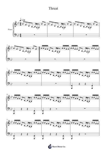 Threat Sheet Music by James Primate-Arr.Louieby