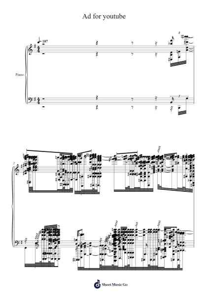 Ad for youtube Sheet Music by Alexander Ritchie-Arr.Lener