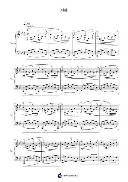 Mai Sheet Music by Luroe Boycefay-Arr.Mollries