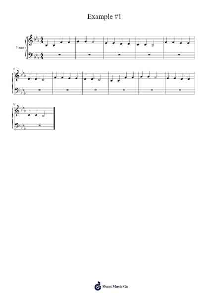 Example #1 Sheet Music by Airik Daily-Arr.Mickmin