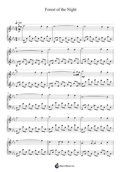 Forest of the Night Sheet Music by Brian Crain-Arr.Zimwis