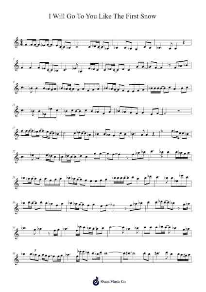 I will go to you like the first snow Sheet Music by Ailee-Arr.Jeffsey