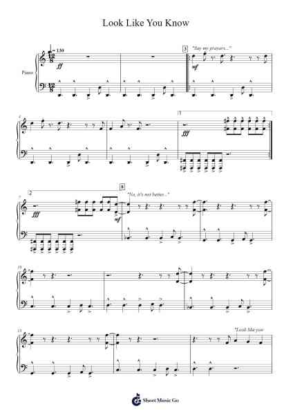 Look Like You Know Sheet Music by Frank Luna-Arr.Bautab