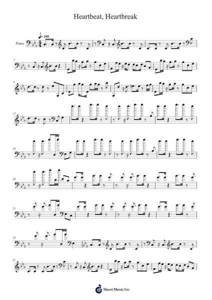 Heartbeat, Heartbreak Sheet Music by Aubrianna Shields-Arr.Willmand Dundre