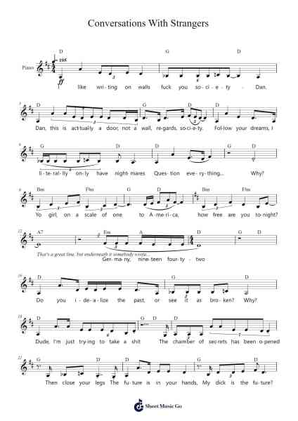 Conversations With Strangers Sheet Music by Caitlin Cook-Arr.Brosaul