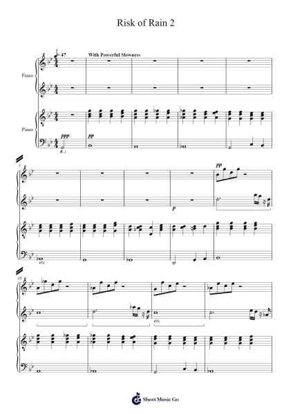 Risk of Rain 2 Sheet Music by Chris Christodoulou-Arr.Ogrite Samptian
