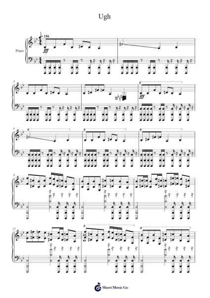 Ugh Sheet Music by Kawai Sprite-Arr.Krispert