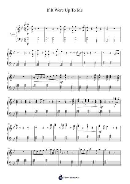 If It Were Up To Me Sheet Music by Emma Ryan-Arr.Tice Charsweet