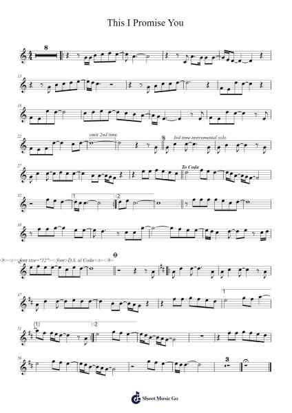 This I Promise You Sheet Music by *NSYNC-Arr.Popgram Migcky