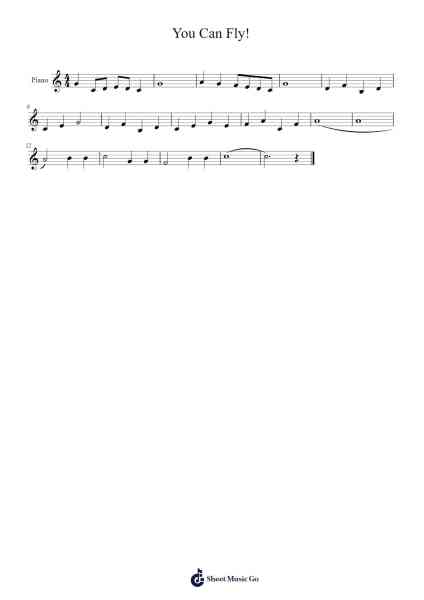 You Can Fly! Sheet Music by -Arr.Sukeats Midpaul