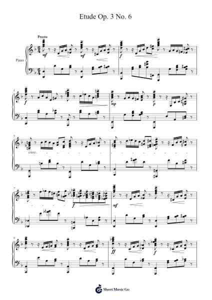 Etude Op. 3 No. 6 Sheet Music by Juléon B.J. Flierman-Arr.Gardi Clairero
