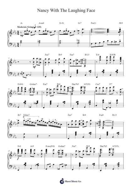 Nancy With The Laughing Face Sheet Music by Frank Sinatra-Arr.Beautle