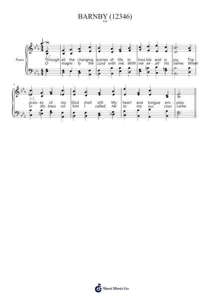 In Trouble And In Joy Sheet Music by Joseph Barnby-Arr.Buckchad