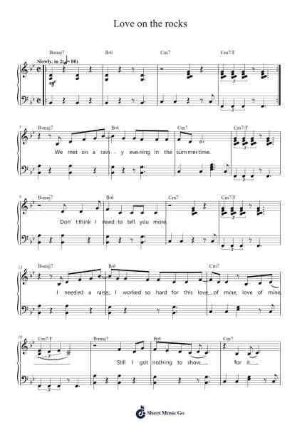 Love on the rocks Sheet Music by Sara Bareilles-Arr.Pehall