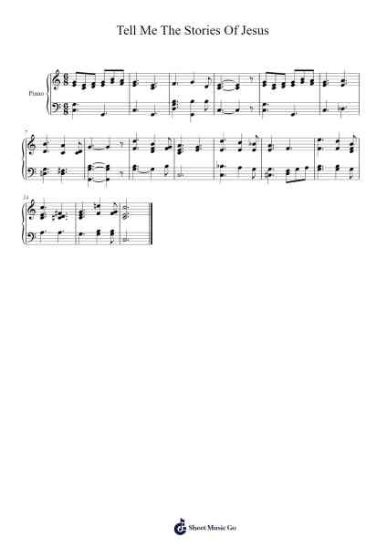 Tell Me The Stories Of Jesus Sheet Music by William H. Parker-Arr.Lynchric