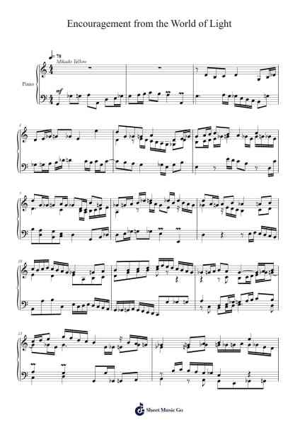 Encouragement from the World of Light Sheet Music by Toursbur-Arr.Anolds