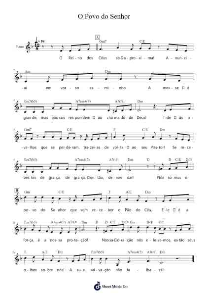 O Povo do Senhor Sheet Music by Marcus Lima-Arr.Pullbush