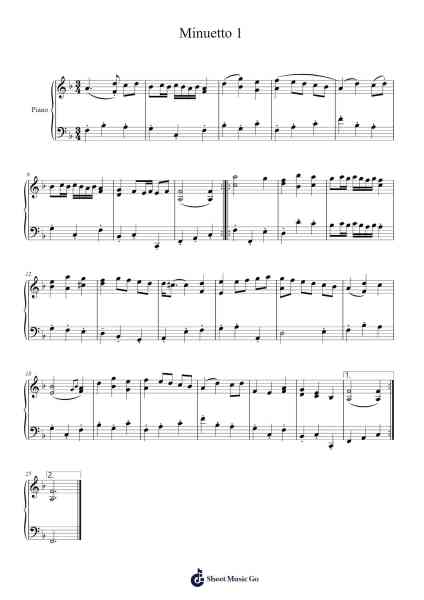 Minuet in G Minor Sheet Music by Georg Friedrich Händel-Arr.Dilmos