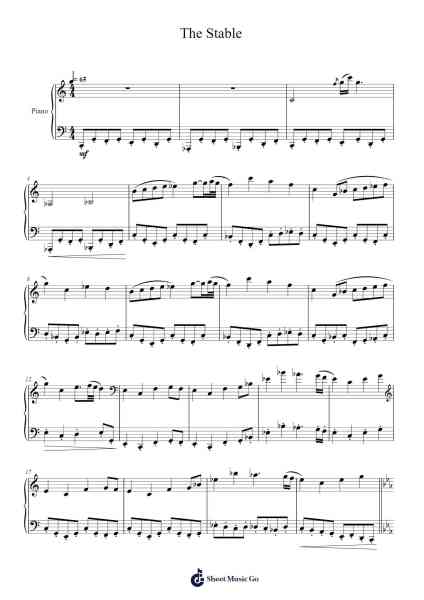 The Stable Sheet Music by MasterSwordRemix-Arr.Hawat